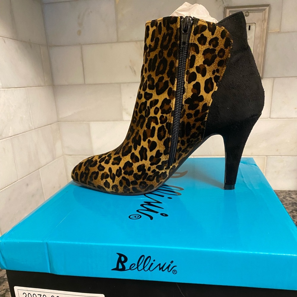 Leopard Bootie